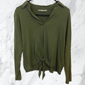 🌸Front Tie Long Sleeve